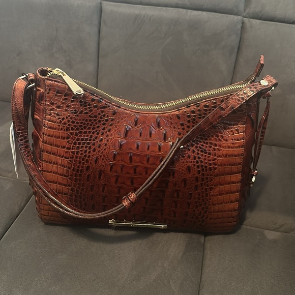NWT Brahmin Gracie Pecan Shoulder Bag - Picture 2 of 11